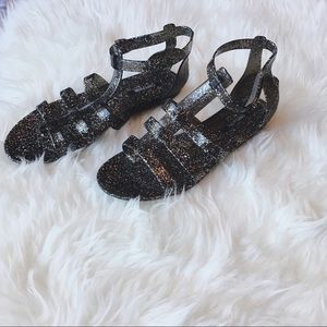 Cooperative for UO Glitter Gladiator Jelly Sandals